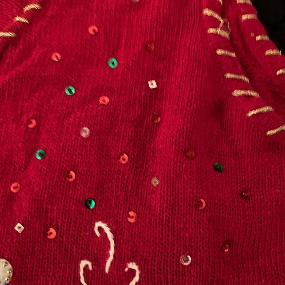 Vintage Heirloom Collectibles Christmas “Ugly”  Sweater Full Zip XL - Picture 9 of 11